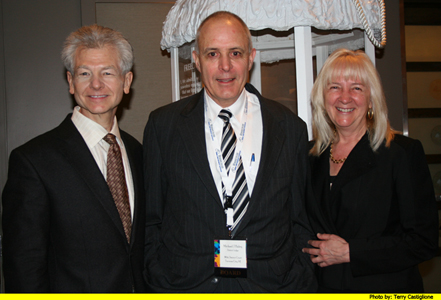 Photo of Dr Jack Henningfield, Judge Michael J. Haley, Dr Margaret Dowell