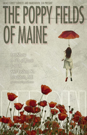 PoppyfieldsofMaine Poster